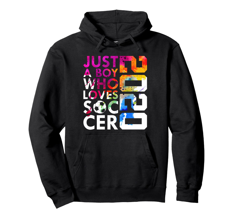 2020 Just Who Loves Soccer 6Th Hoodie - Minimalist Print for Adults