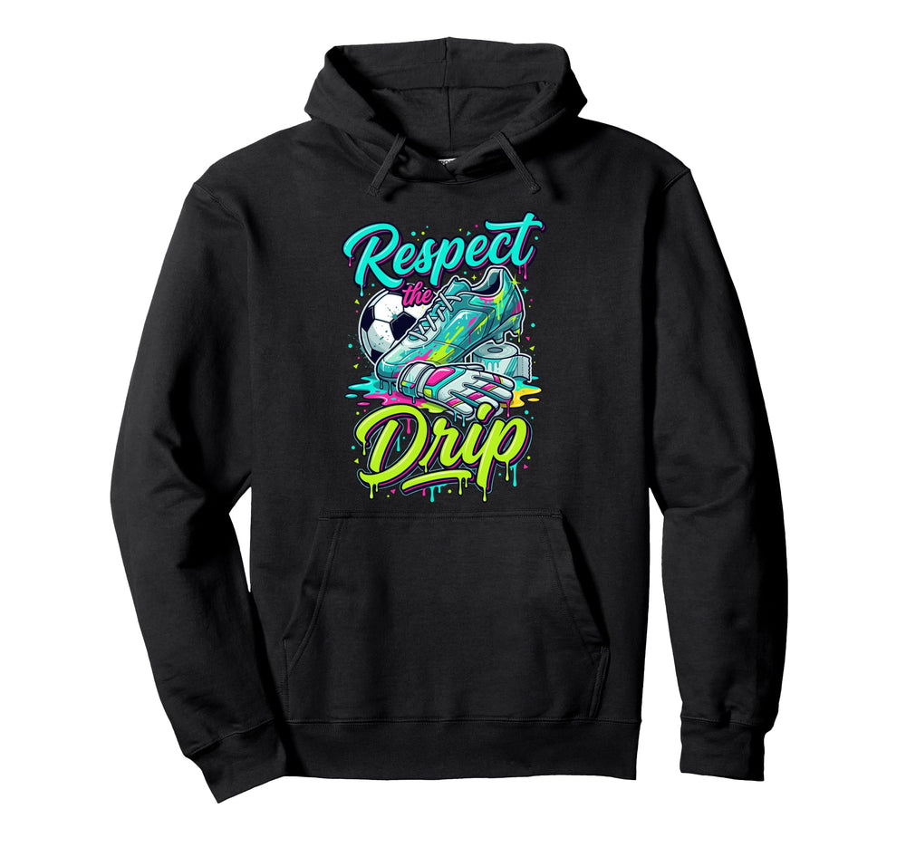 Respect Drip Soccer Drip Ice Hoodie - Casual Everyday Wear for Adults