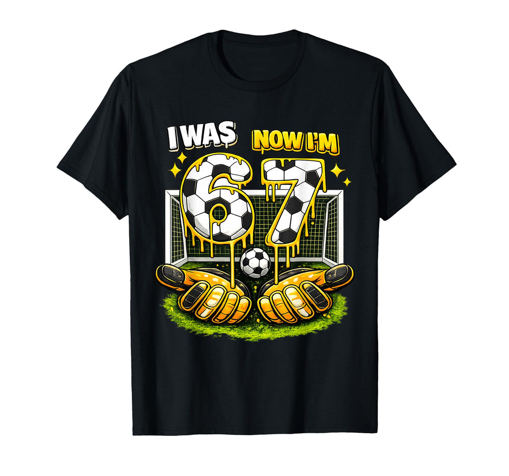 7Th Birthday I Was 6 Now Im 7 T-Shirt - Casual Everyday Wear for Adults