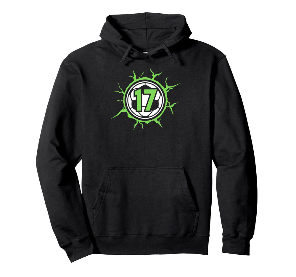 Soccer 17Th Birthday 17 Year Old Hoodie - Custom Art Print Men Women