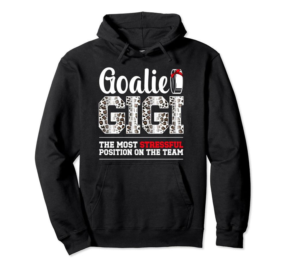 Ice Hockey Goalie Gigi Funny Ice Hoodie - Custom Art Print for Adults