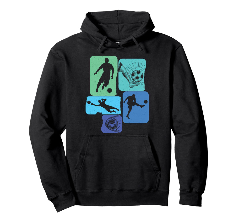 Soccer Player Players Coach Fan Child Hoodie - Minimalist Print for Adults