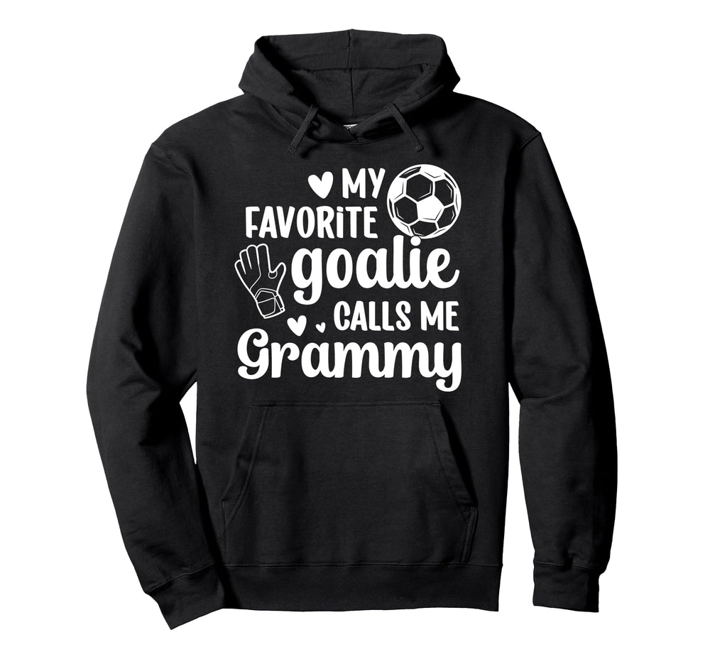 Proud Soccer Goalie Grammy Soccer Hoodie - Minimalist Print for Adults