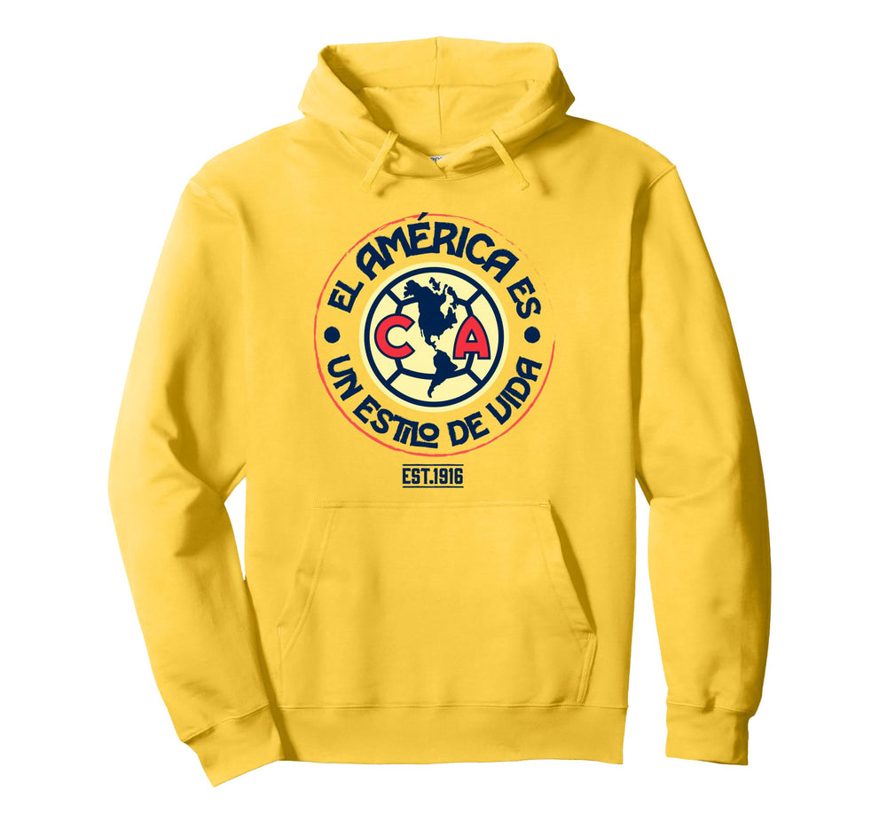 Club America Soccer Is Way Life Hoodie - Graphic Print for Adults