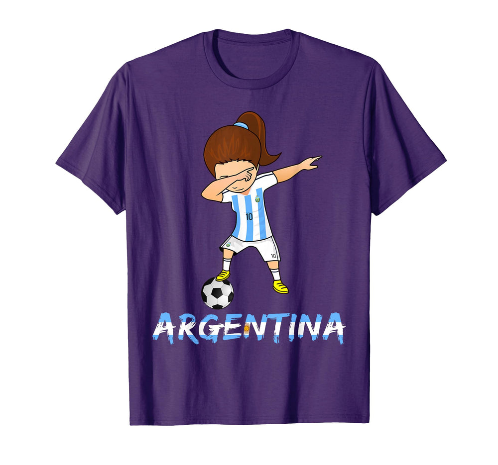 Dabbing Argentina Soccer 2018 T-Shirt - Aesthetic Graphic Men Women
