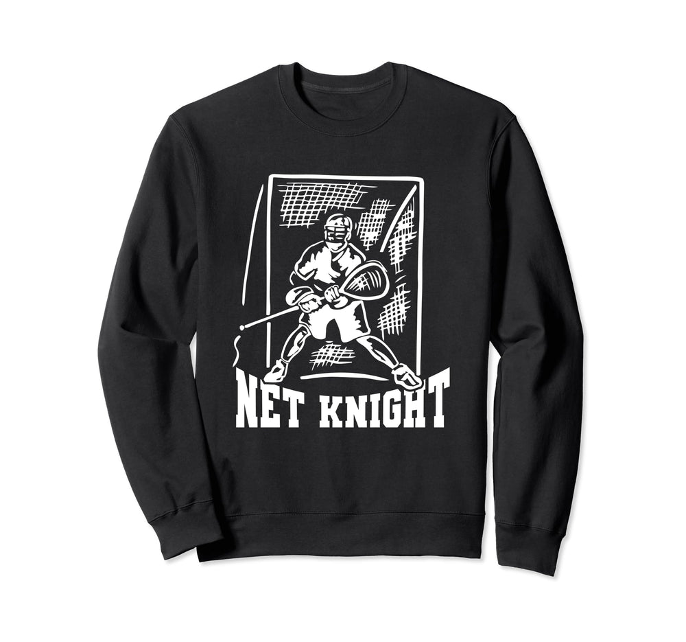 Lacrosse Goalkeeper Lax Player Funny Sweatshirt - Minimalist Print Unisex