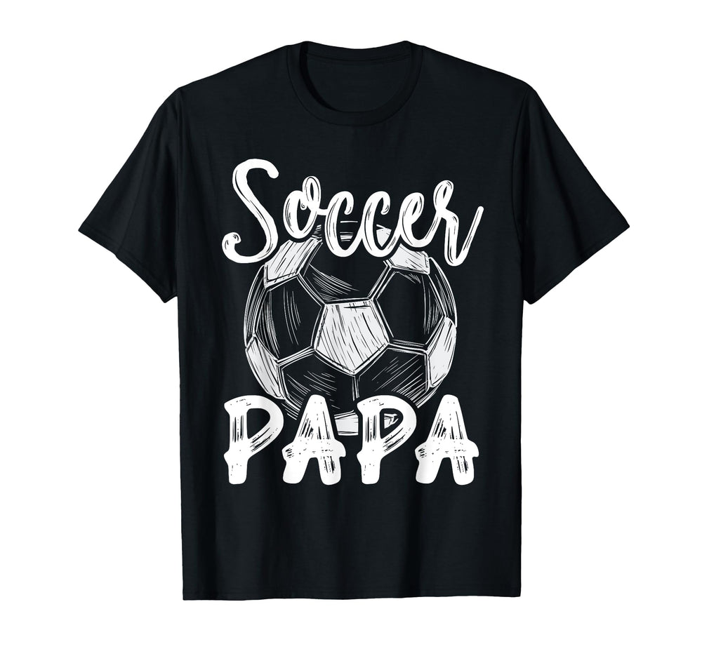 Soccer Papa Family Matching Team Player T-Shirt - Custom Art Print Unisex