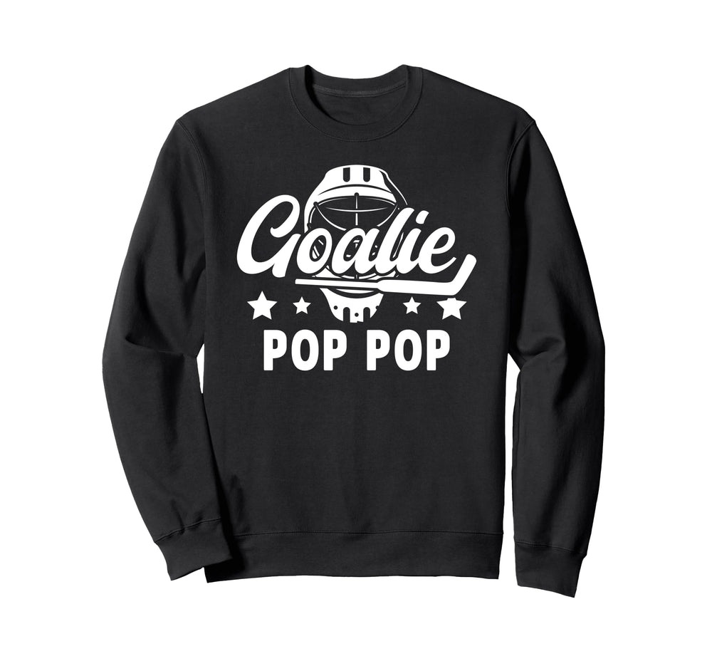 Hockey Goalie Pop Pop Ice Hockey Sweatshirt - Streetwear Style Men Women