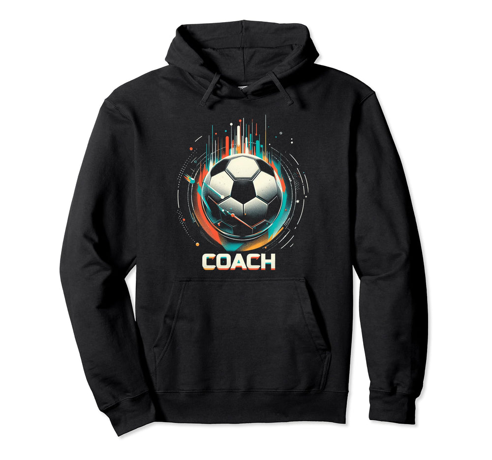 Soccer Coach Training Coaching Football Hoodie - Custom Art Print Unisex