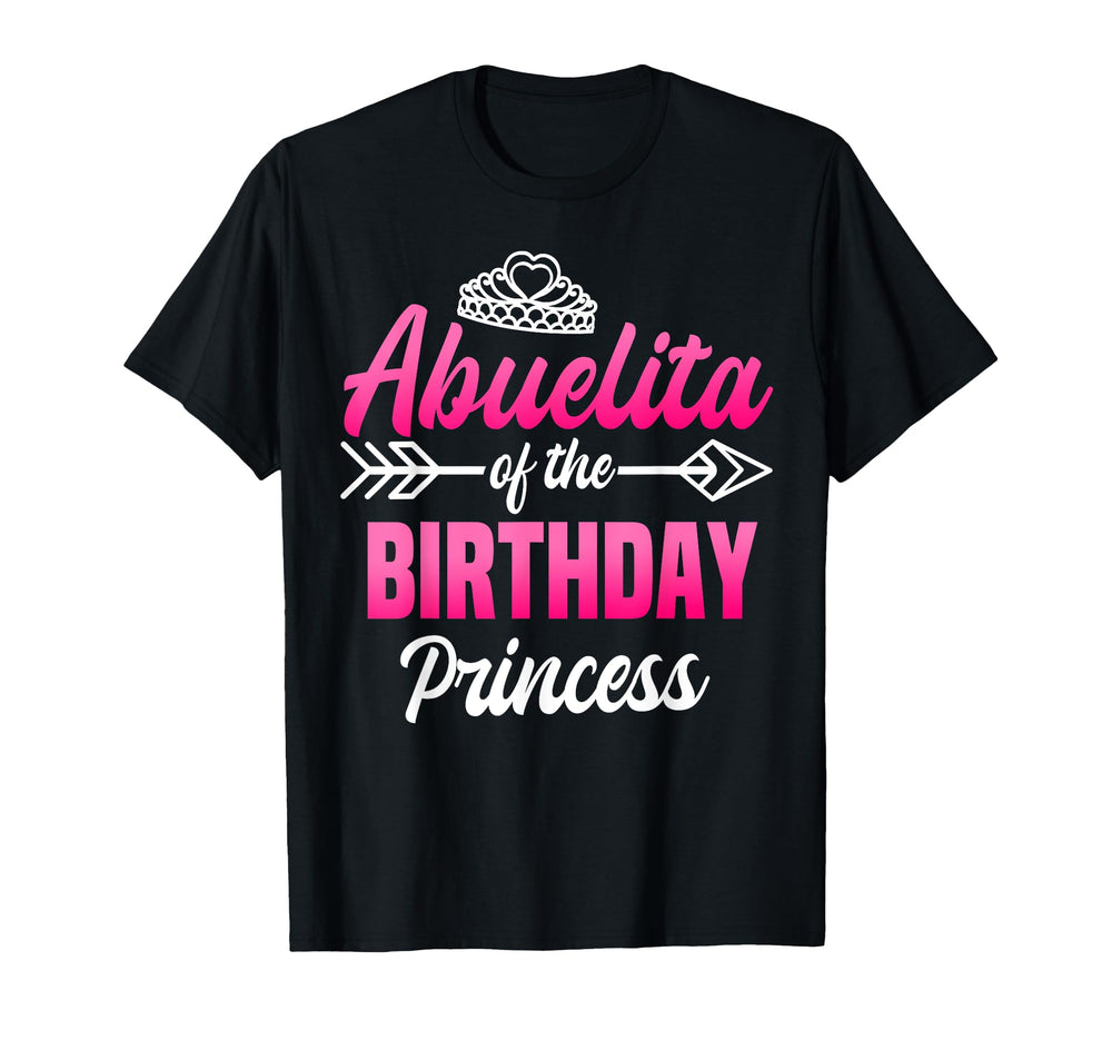 Abuelita Birthday Princess Party T-Shirt - Fun Novelty Design for Adults