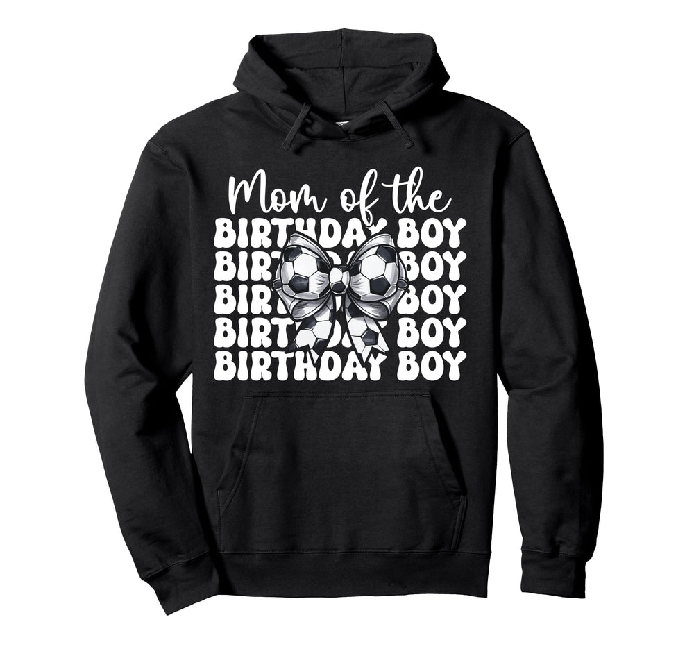 Soccer Mom Soccer Mama Coquette Bow Mom Hoodie - Novelty Apparel Men Women