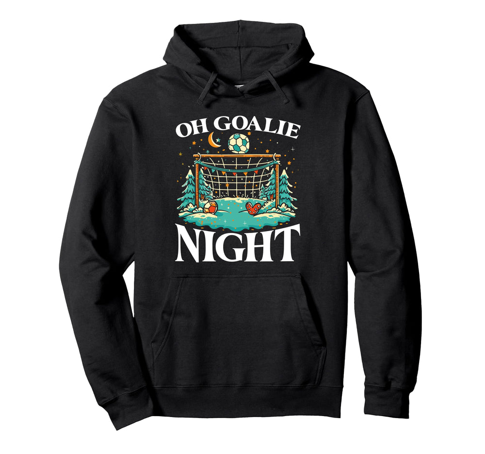 Soccer Player Day Goalkeeper Santa Hoodie - Fun Novelty Design Men Women
