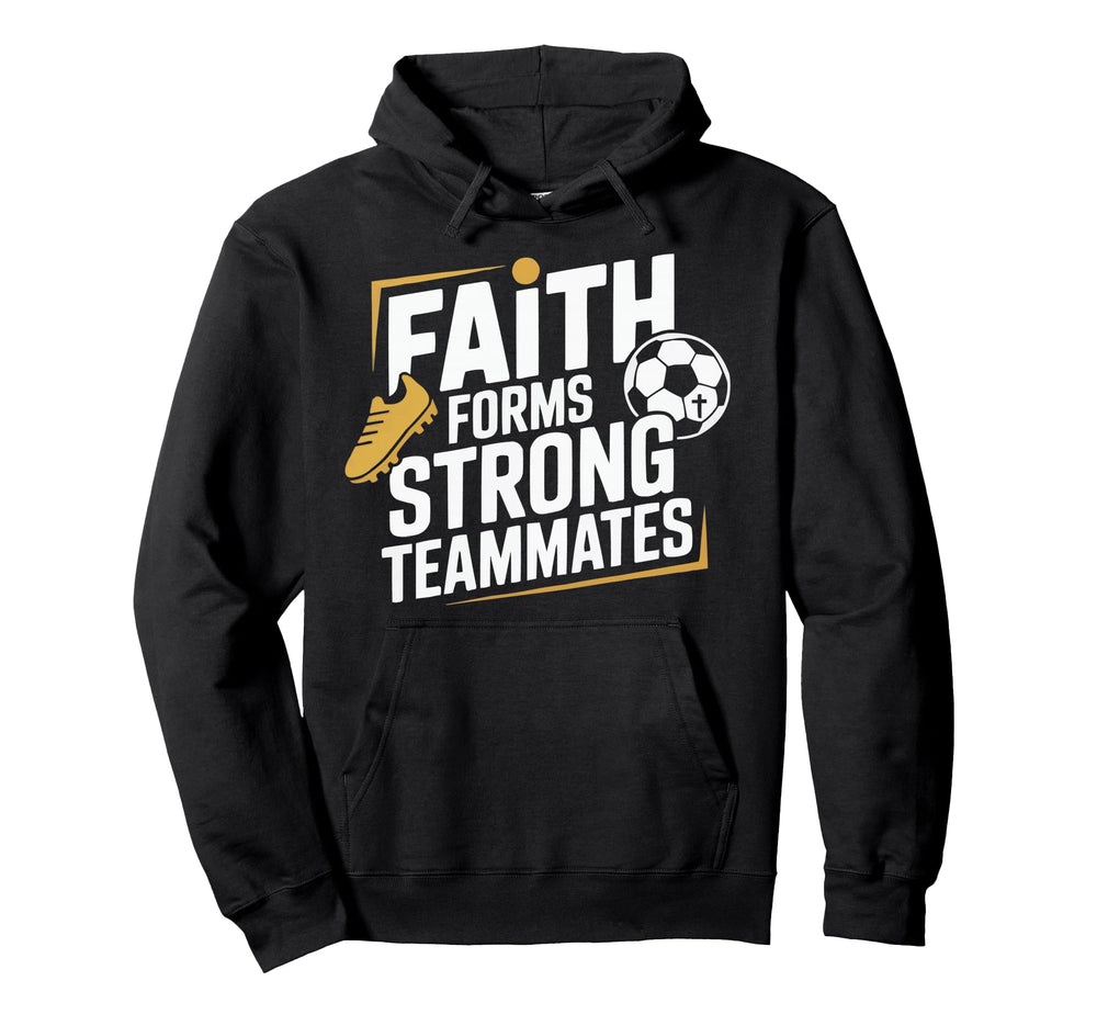 Christian Soccer Player Religious Hoodie - Casual Everyday Wear Unisex