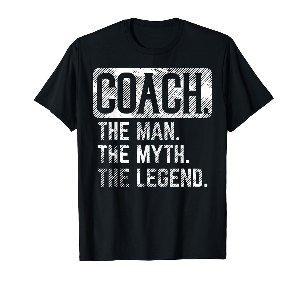 Coach Myth Legend Basketball Pe Soccer T-Shirt - Trendy Graphic for Adults