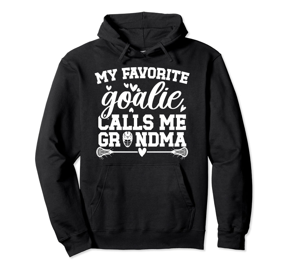 Proud Lacrosse Goalie Grandma Lacrosse Hoodie - Trendy Graphic for Adults