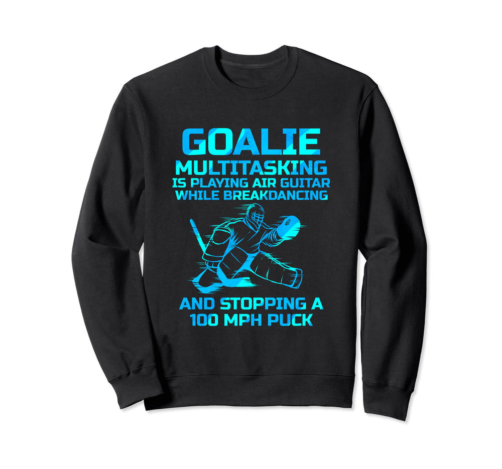 Ice Hockey Goalie Multitasking Sweatshirt - Streetwear Style for Adults