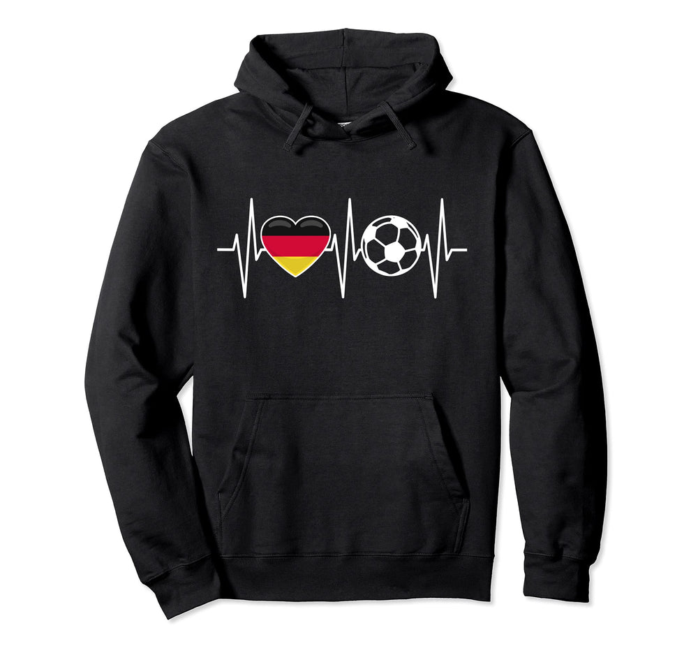 Germany Soccer Funny Soccer Fan Hoodie - Novelty Apparel for Adults
