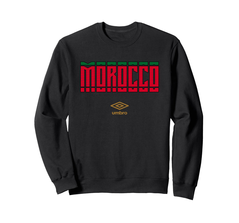 Umbro International Soccer Morocco Sweatshirt - Streetwear Style Men Women