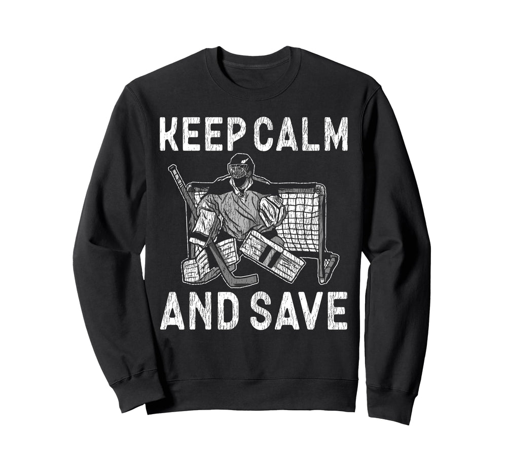 Ice Hockey Goalie Goalkeeper Keep Sweatshirt - Casual Everyday Wear Unisex
