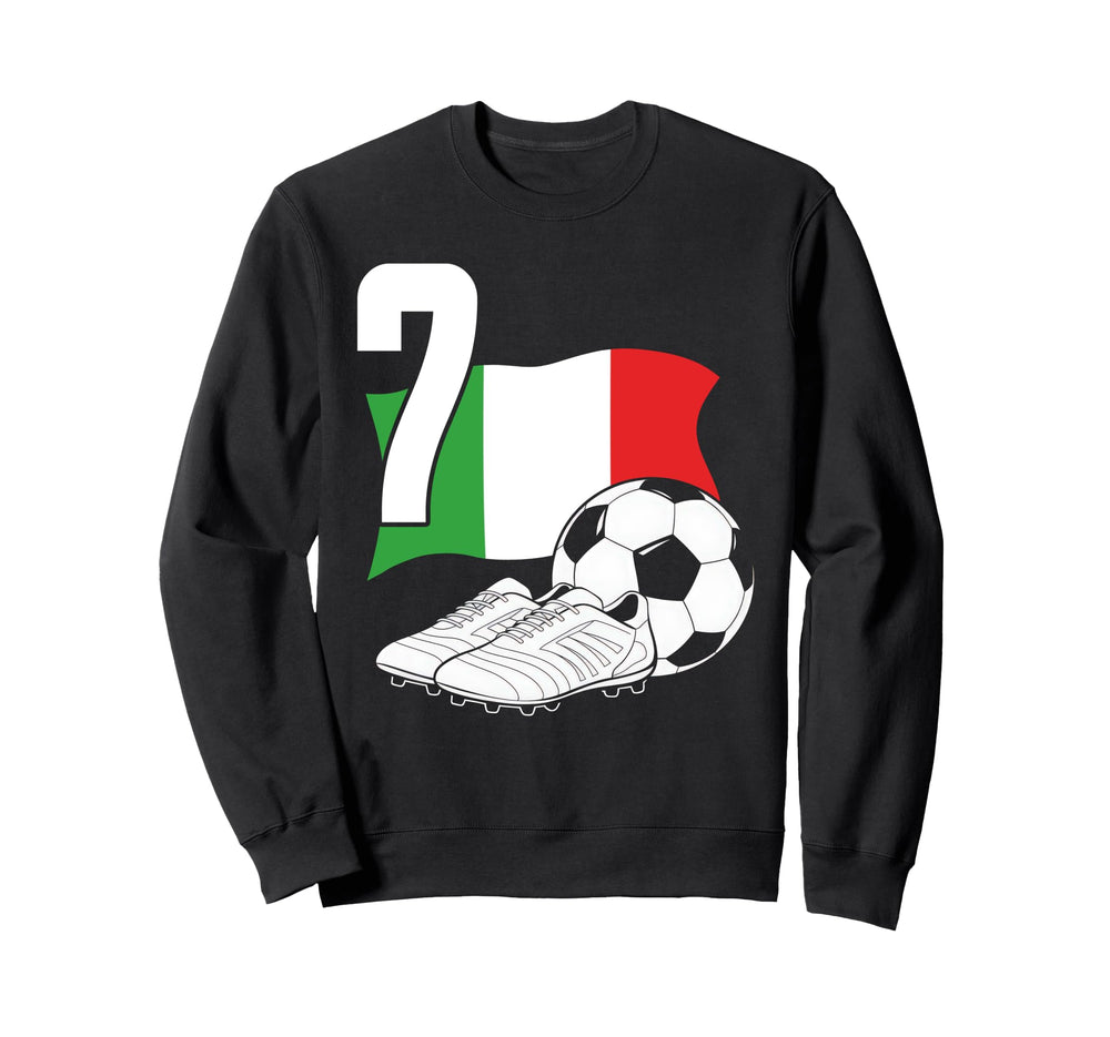 7 Soccer Birthday Gift Soccer Fan Sweatshirt - Casual Everyday Wear Unisex