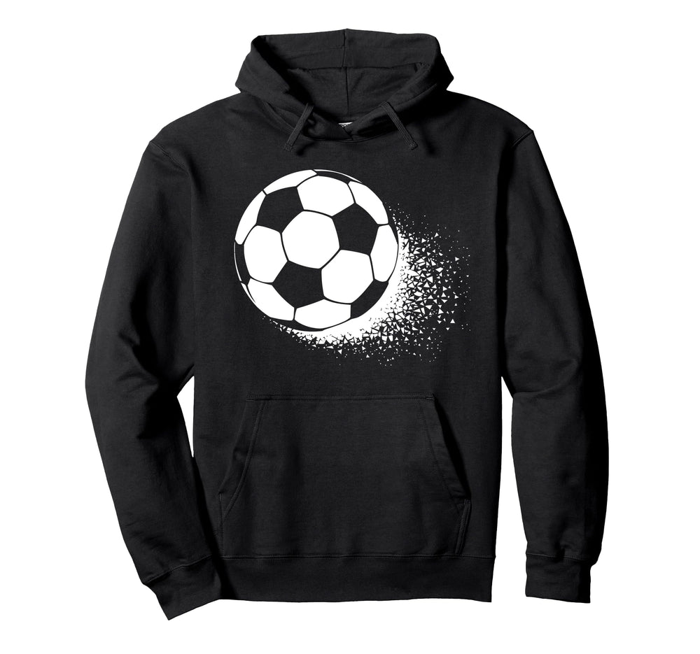Soccer Silhouette Soccer Player Sports Hoodie - Trendy Graphic for Adults