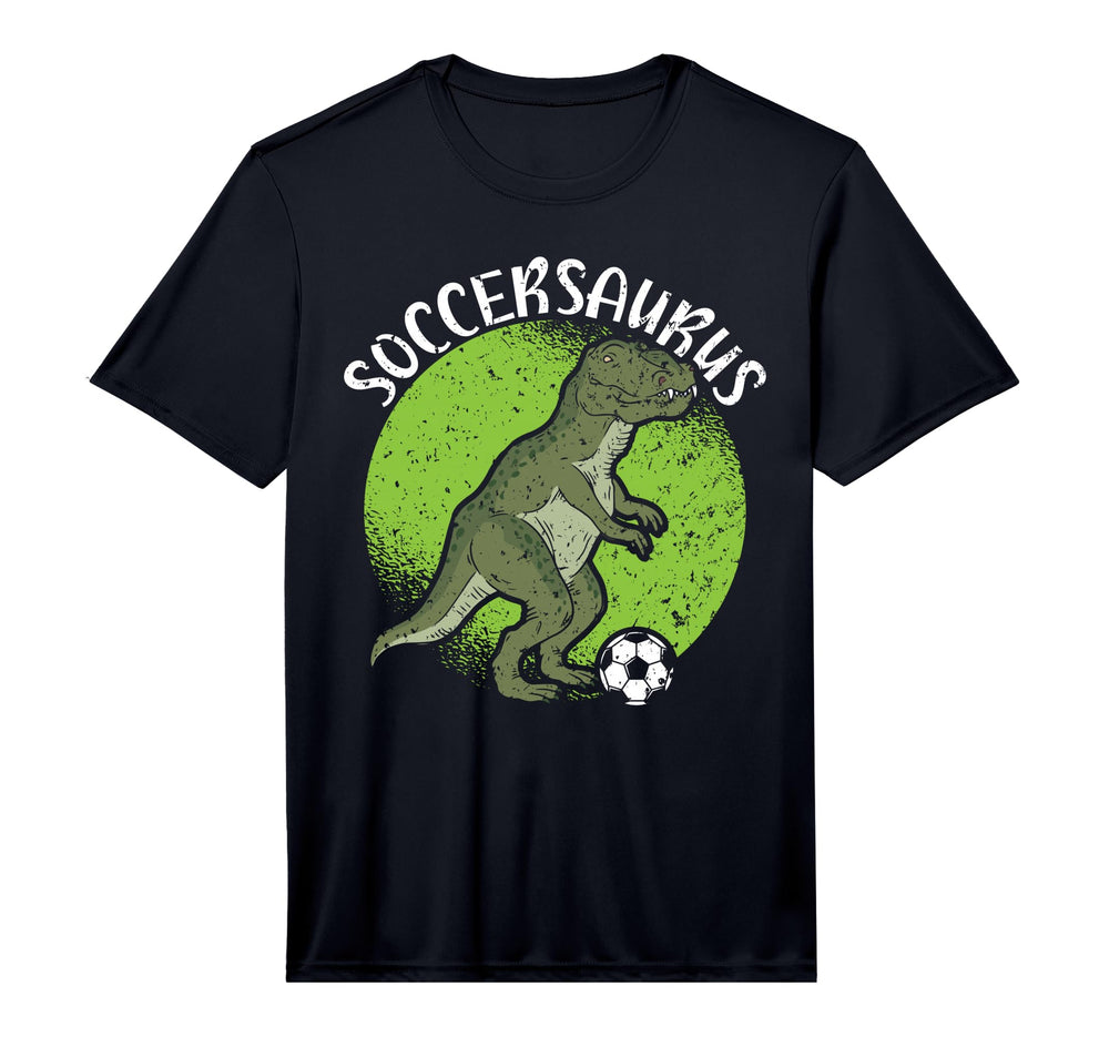Soccersaurus Dinosaur Goalkeeper Sport T-Shirt - Graphic Print Men Women