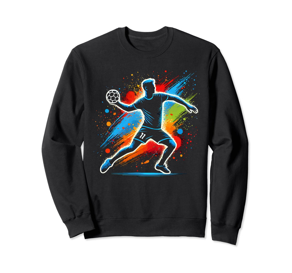 I Love Handball Player Sports Sweatshirt - Custom Art Print Unisex