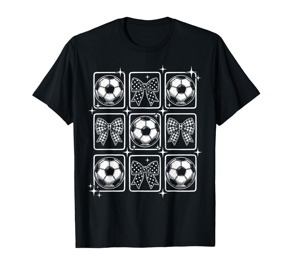 Coquette Bow Soccer T-Shirt - Casual Everyday Wear for Adults