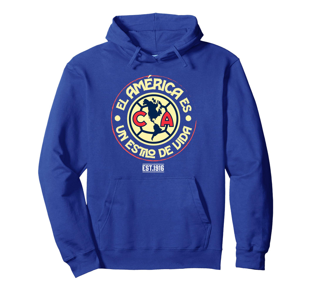 Club America Soccer Is Way Life Hoodie - Fun Novelty Design for Adults