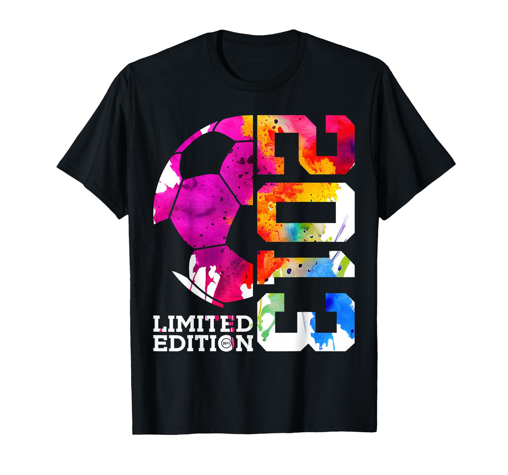 13Th Birthday Soccer 2013 T-Shirt - Trendy Graphic Men Women