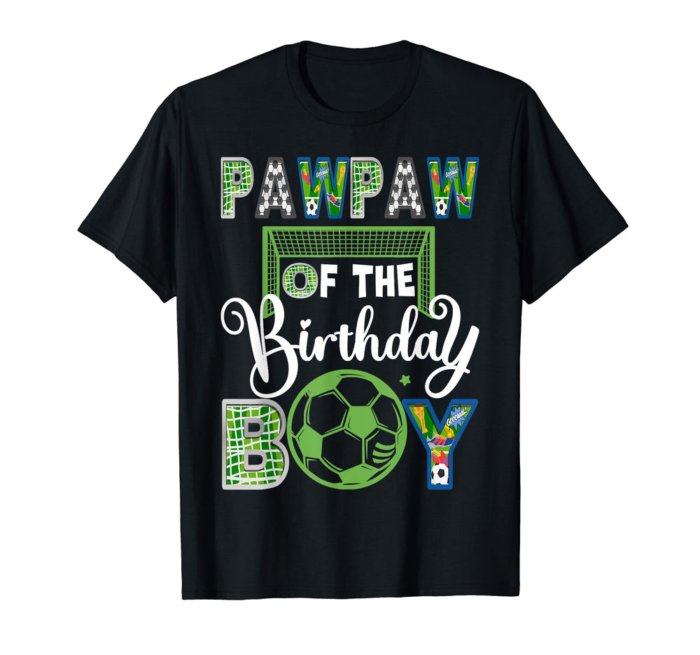 Pawpaw Birthday Soccer Baller T-Shirt - Aesthetic Graphic for Adults