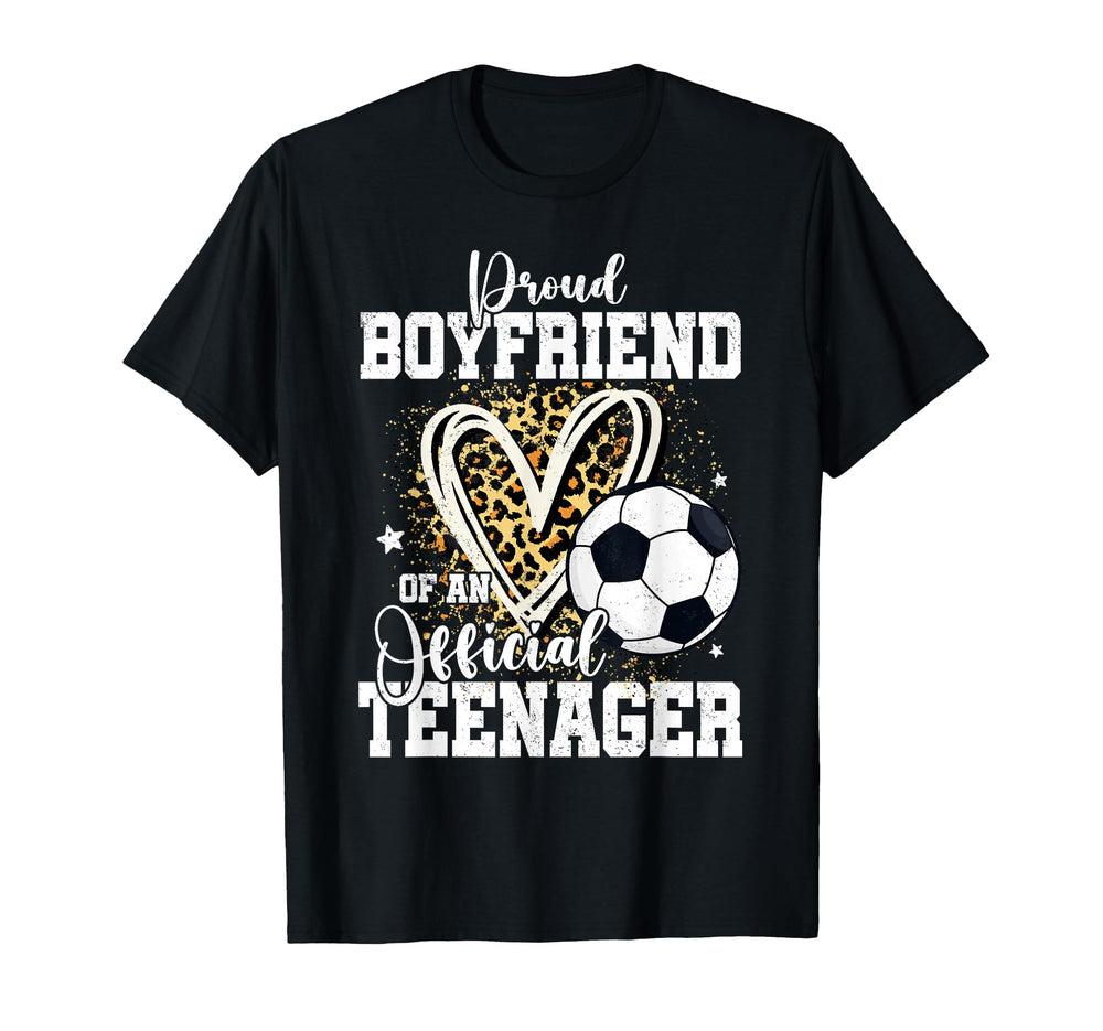Proud Boyfriend Teenager 13Th Birthday T-Shirt - Novelty Apparel Unisex