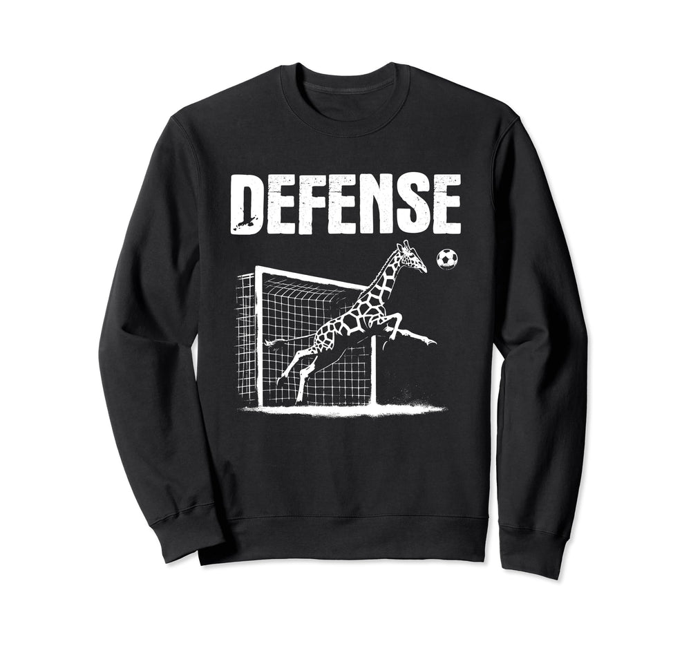 Giraffe Goalie Soccer Goalkeeper Sweatshirt - Novelty Apparel for Adults
