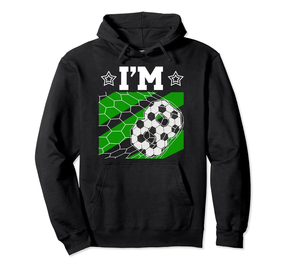 8Th Birthday Party Soccer 8 Year Old Hoodie - Trendy Graphic for Adults