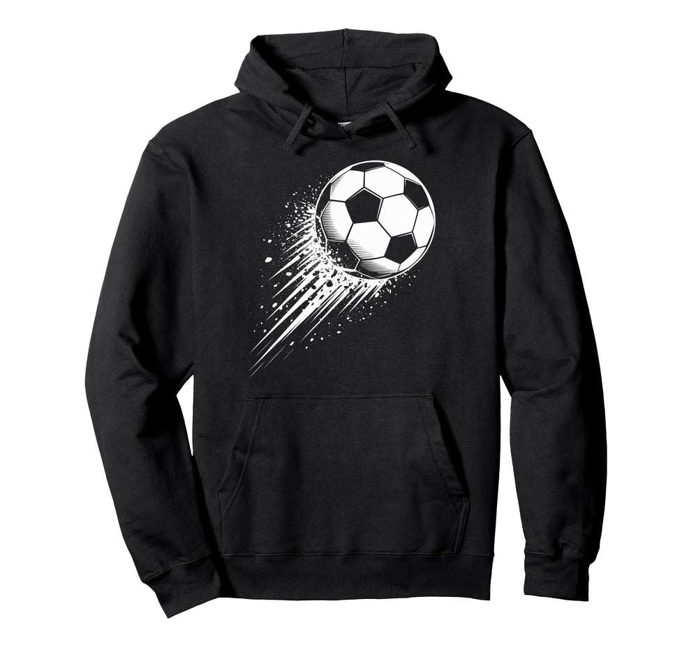 Splash Art Soccer Football Ball Soccer Hoodie - Trendy Graphic Men Women