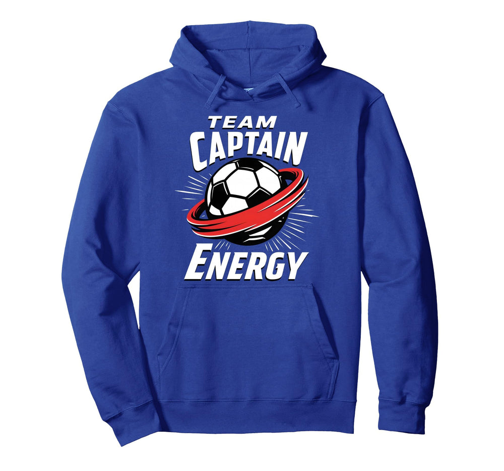 Team Captain Energy Soccer Hoodie - Casual Everyday Wear Unisex