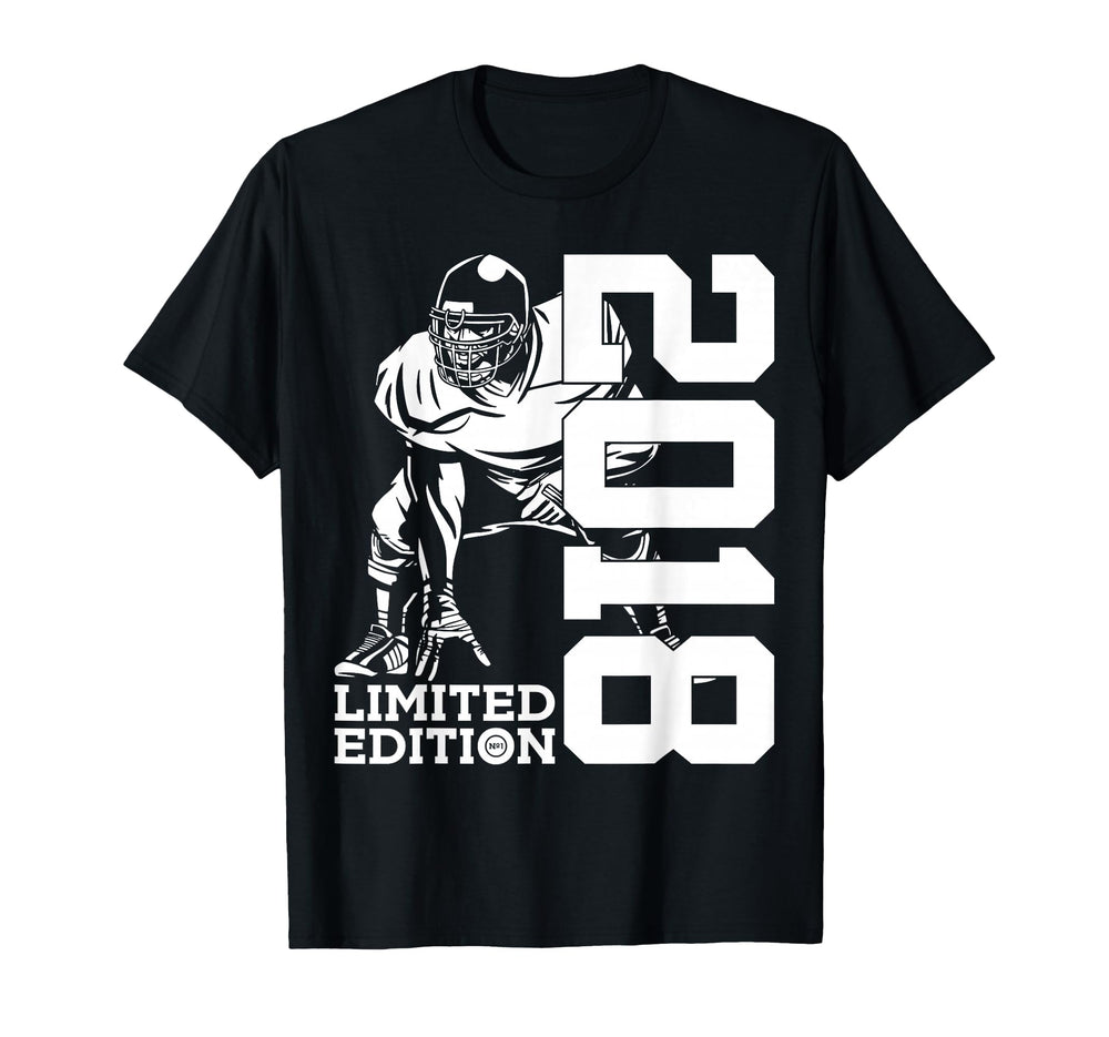 8Th Birthday Football 2018 T-Shirt - Trendy Graphic Men Women