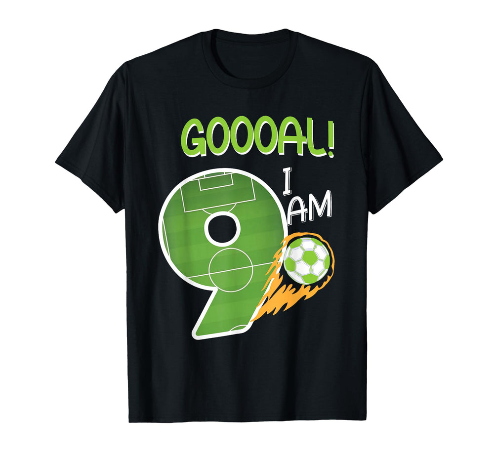 Soccer Im 9 Years Old Birthday T-Shirt - Unique Graphic for Adults