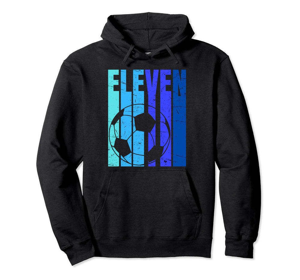 Soccer 11Th Birthday 11 Years Old Hoodie - Trendy Graphic for Adults