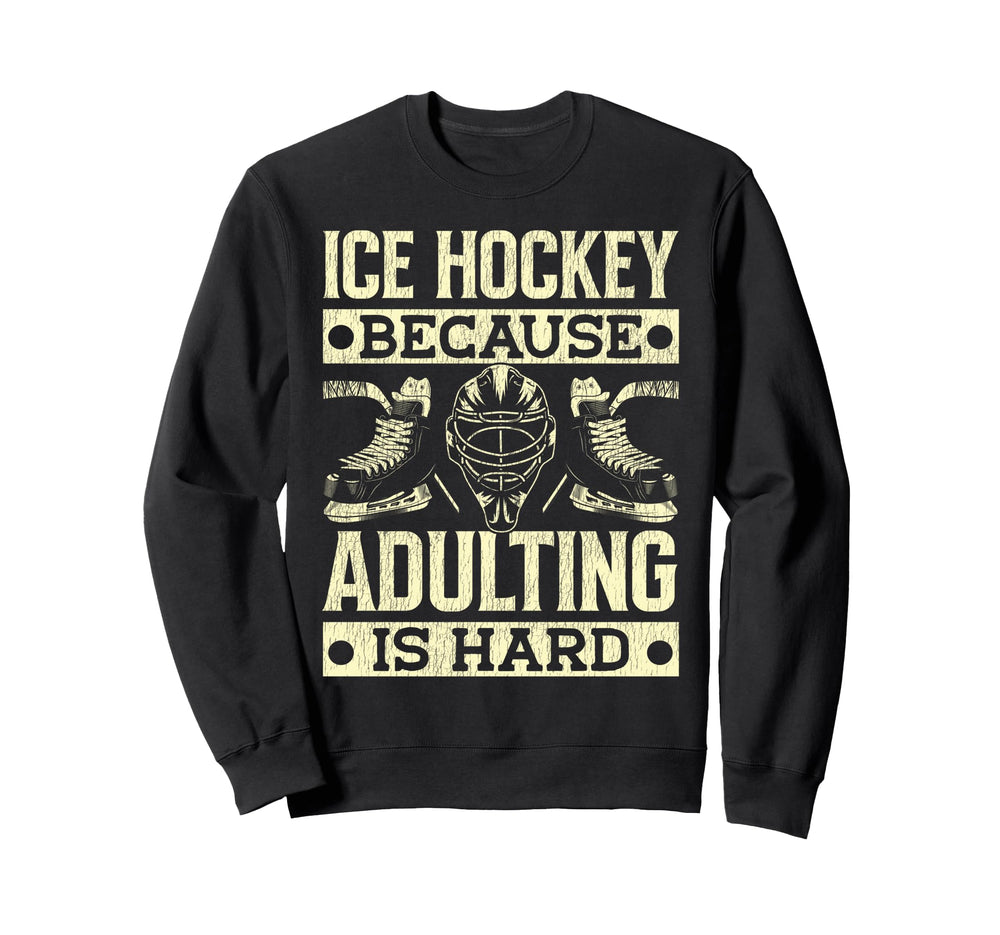 Ice Hockey Goalie Goalkeeper Ice Sweatshirt - Casual Everyday Wear Unisex