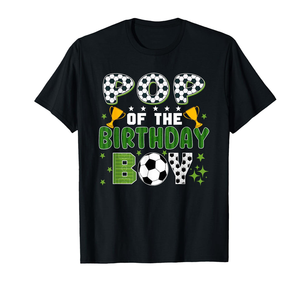 Pop Birthday Soccer Group Family T-Shirt - Minimalist Print Men Women