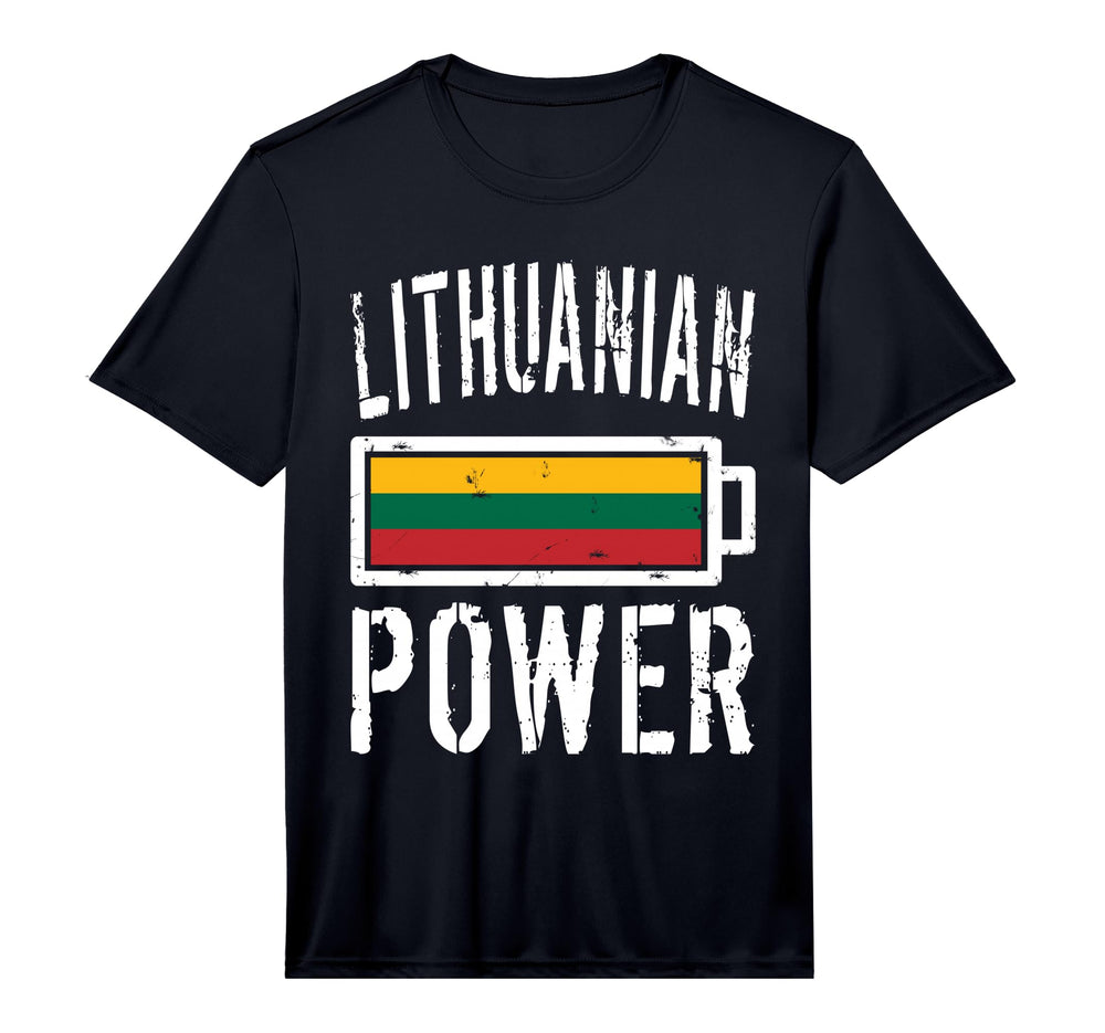 Lithuania Flag Lithuanian Power T-Shirt - Trendy Graphic for Adults
