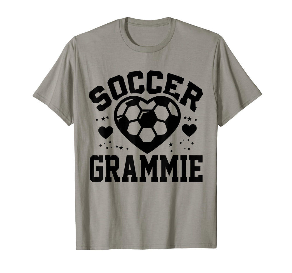 Soccer Grammie Heart Grammie T-Shirt - Fun Novelty Design for Adults
