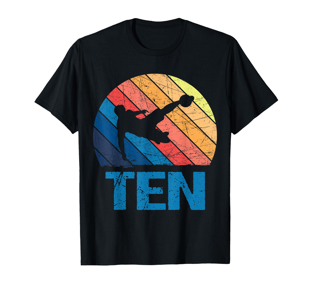 10Th Birthday Soccer 10 Years Old T-Shirt - Custom Art Print Unisex