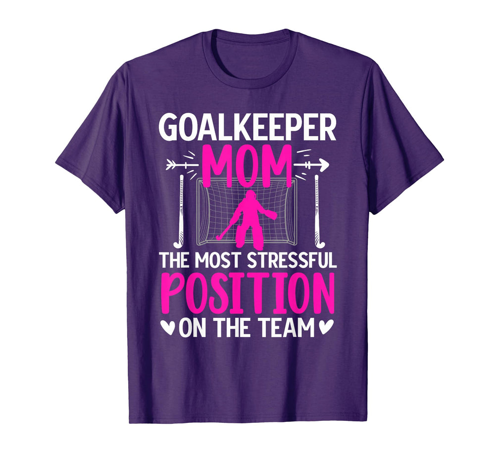 Field Hockey Goalkeeper Mom Funny T-Shirt - Novelty Apparel for Adults