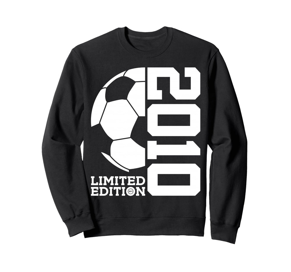 16Th Birthday Soccer 2010 Sweatshirt - Graphic Print Unisex