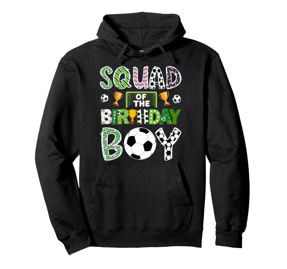 Squad Birthday Soccer Player Game Day Hoodie - Streetwear Style for Adults
