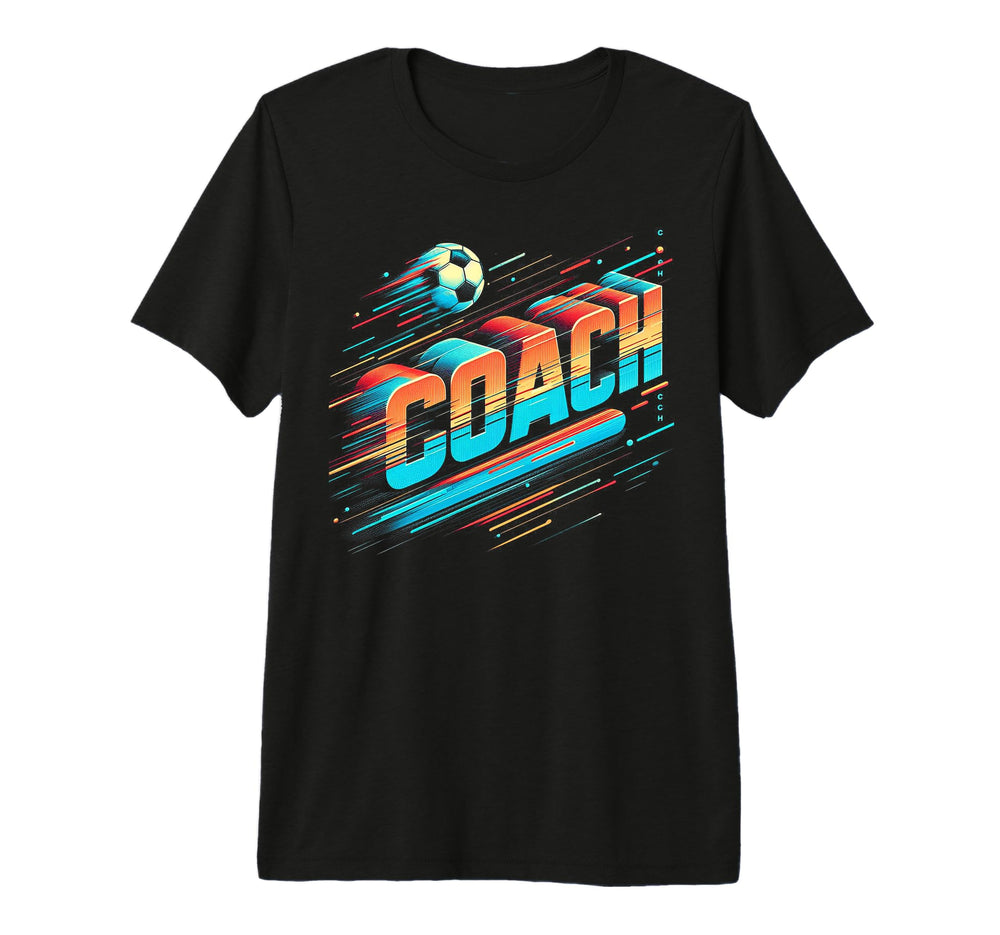 Soccer Coach Training Coaching Football T-Shirt - Graphic Print Unisex
