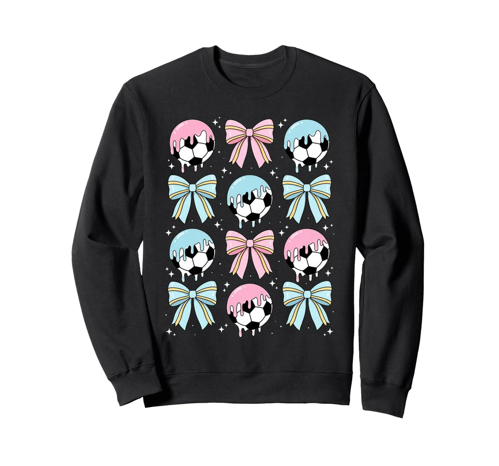 Soccer Drip Ice Cream Mom Sister Sweatshirt - Unique Graphic Unisex