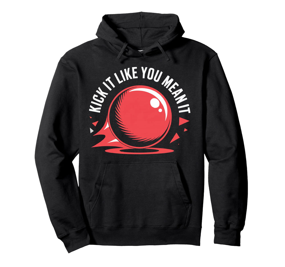 Love Kickball Player Soccer Hoodie - Casual Everyday Wear Men Women